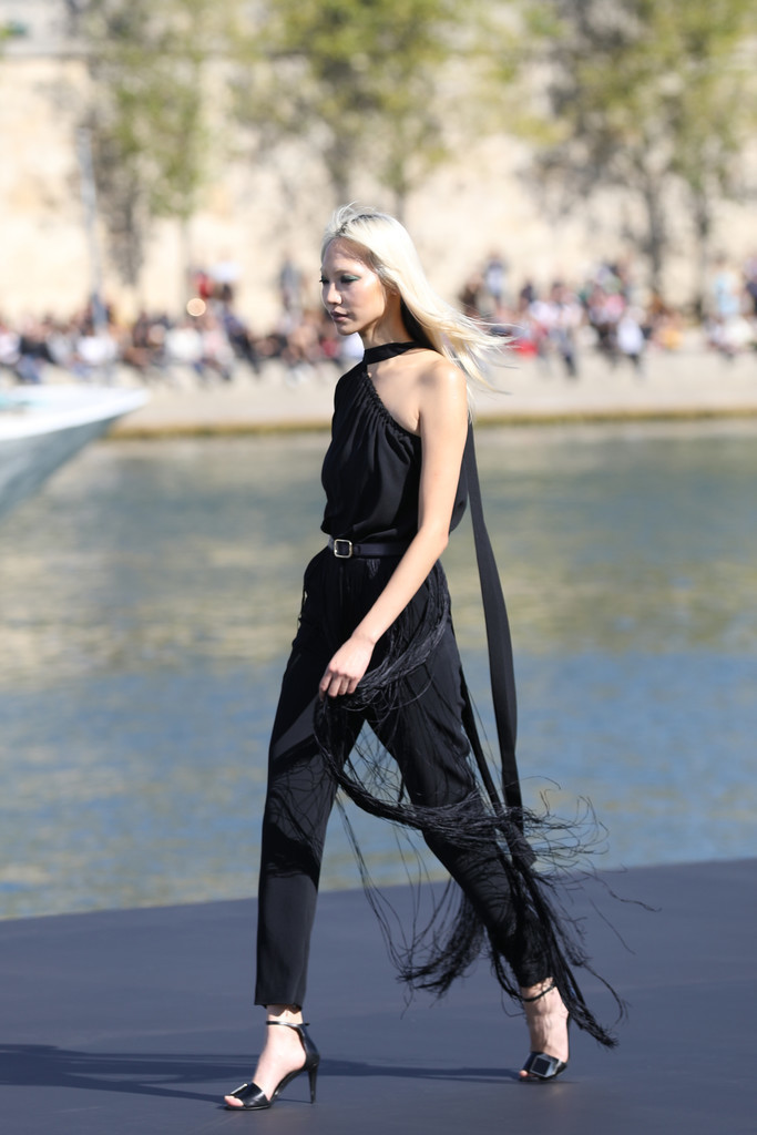Soo Joo Park featured in  the L\'Oreal Paris fashion show for Spring/Summer 2019