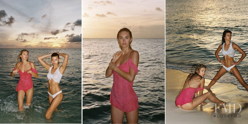 Georgia Fowler featured in  the Bamba Swim lookbook for Spring/Summer 2019