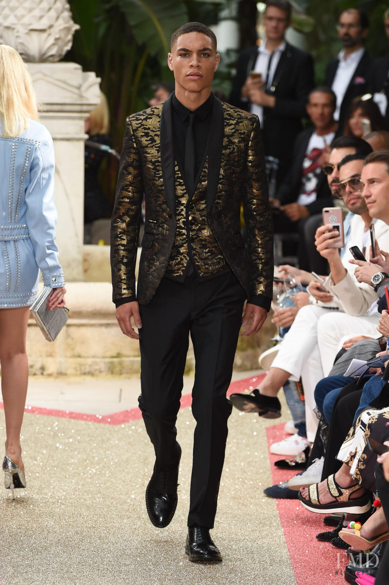 Brian Whittaker featured in  the Philipp Plein fashion show for Resort 2019