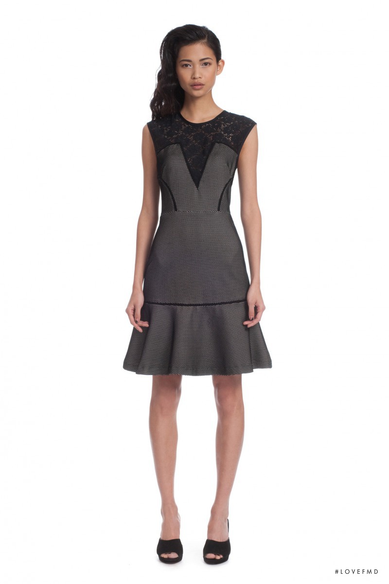 Karmay Ngai featured in  the Tracy Reese fashion show for Pre-Fall 2014