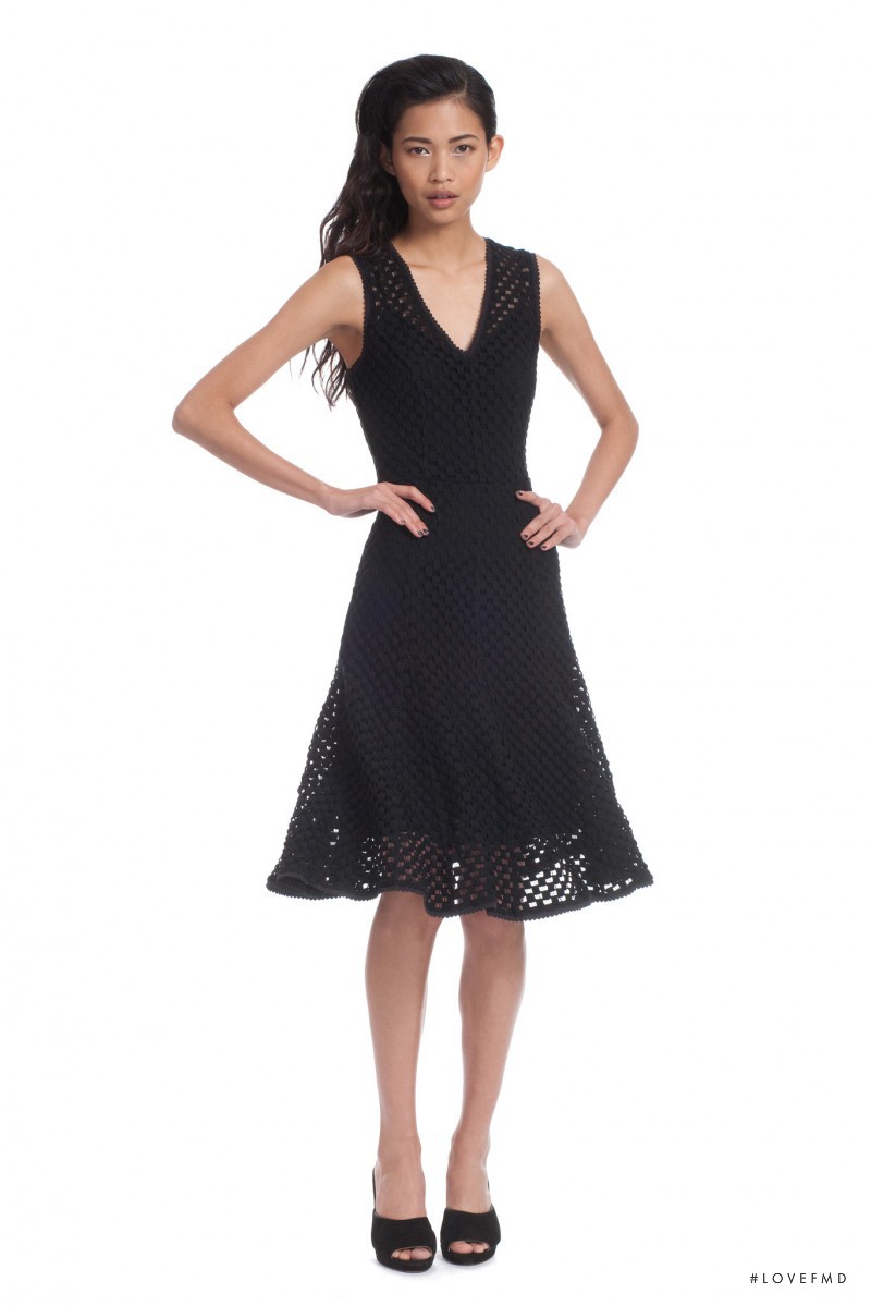 Karmay Ngai featured in  the Tracy Reese fashion show for Pre-Fall 2014