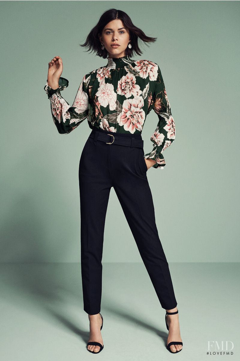 Georgia Fowler featured in  the Portmans advertisement for Autumn/Winter 2019