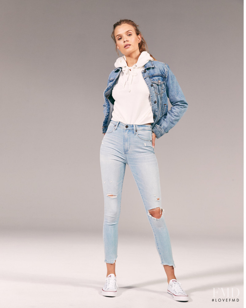 Josephine Skriver featured in  the Abercrombie & Fitch catalogue for Autumn/Winter 2019