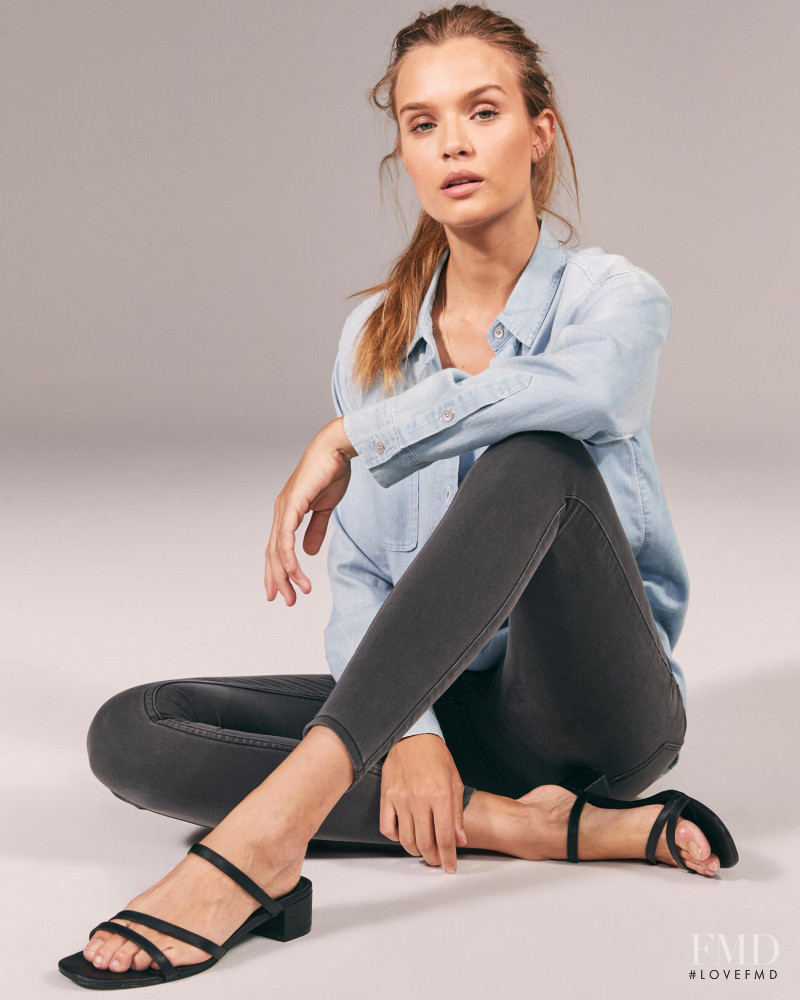 Josephine Skriver featured in  the Abercrombie & Fitch catalogue for Autumn/Winter 2019