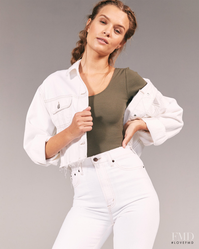 Josephine Skriver featured in  the Abercrombie & Fitch catalogue for Autumn/Winter 2019