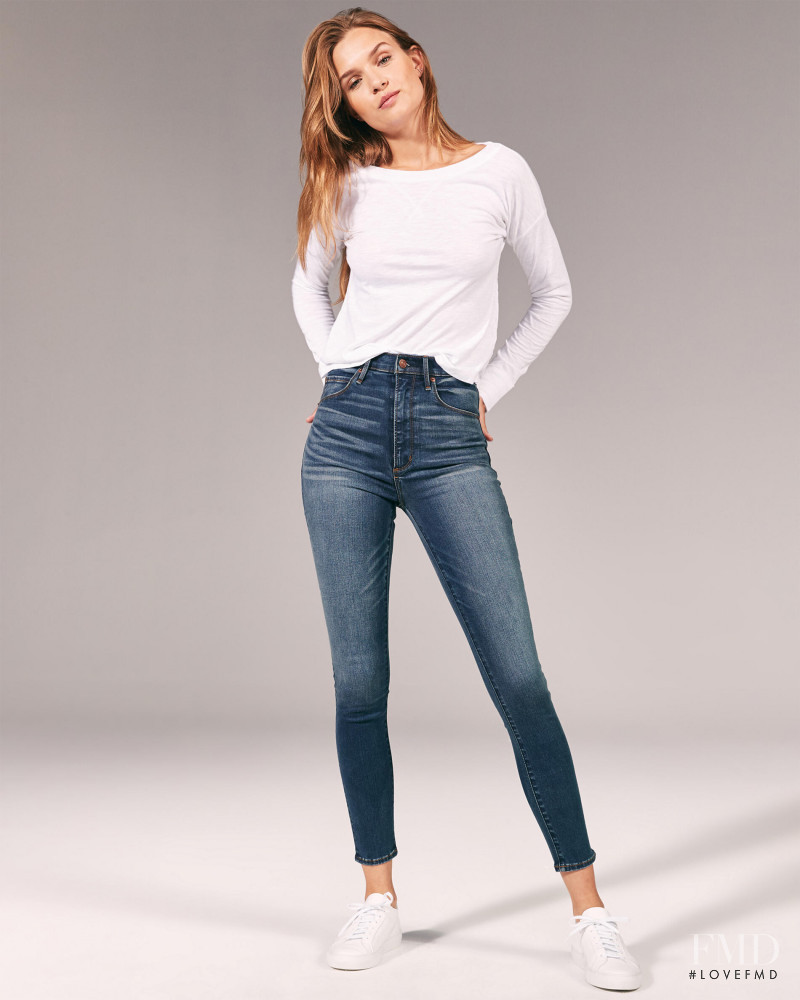 Josephine Skriver featured in  the Abercrombie & Fitch catalogue for Autumn/Winter 2019