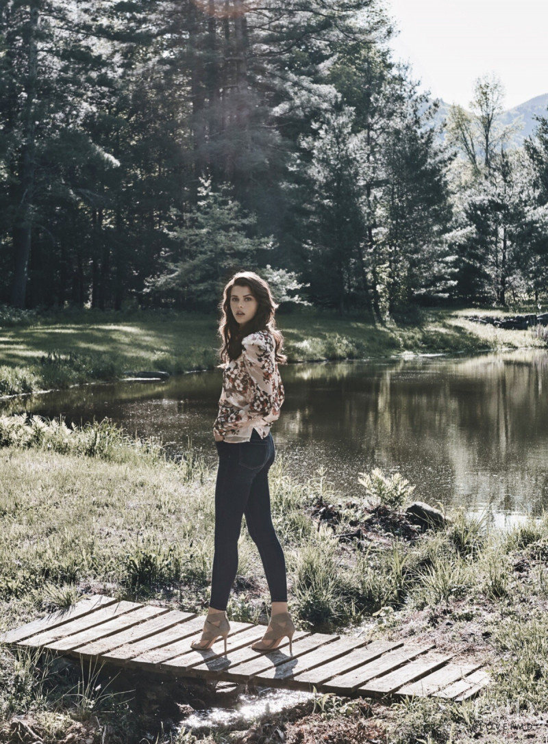 Georgia Fowler featured in  the Vince Camuto advertisement for Fall 2018