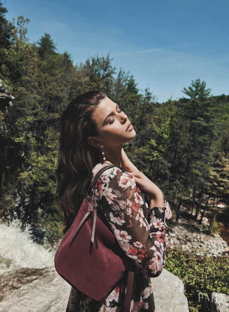 Georgia Fowler featured in  the Vince Camuto advertisement for Fall 2018