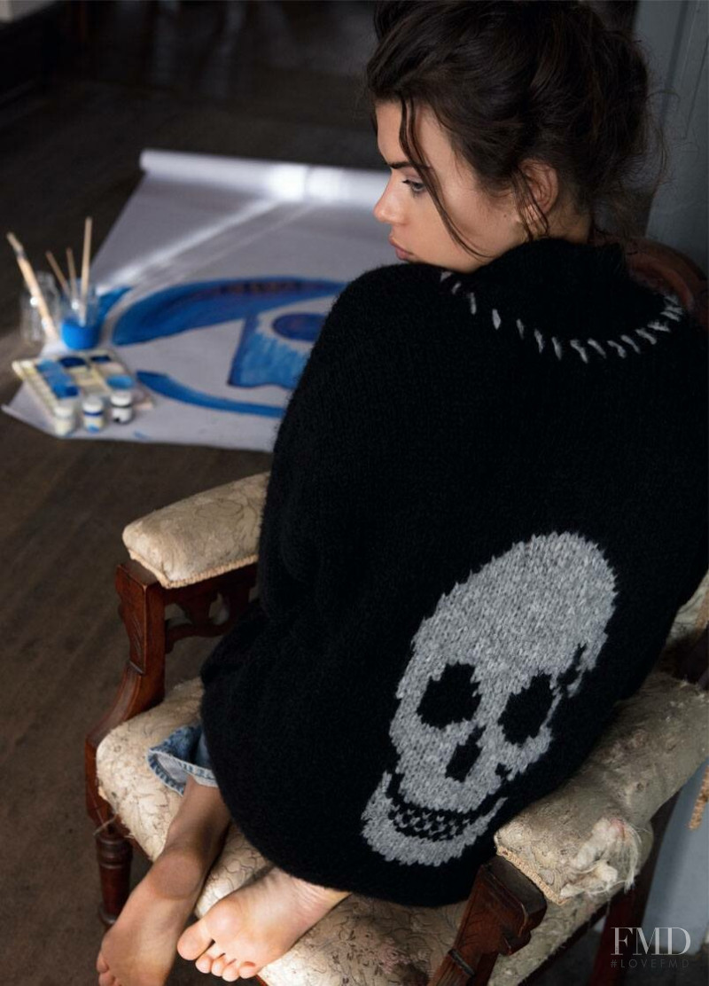 Georgia Fowler featured in  the 360 / Skull Cashmere Skull Cashmere  lookbook for Spring/Summer 2019