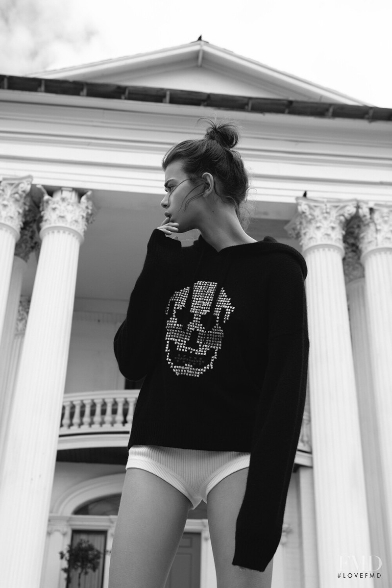 Georgia Fowler featured in  the 360 / Skull Cashmere Skull Cashmere  lookbook for Spring/Summer 2019