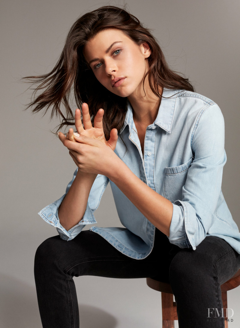 Georgia Fowler featured in  the Aritzia catalogue for Spring/Summer 2019