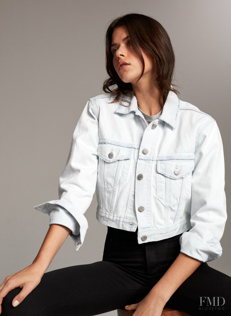 Georgia Fowler featured in  the Aritzia catalogue for Spring/Summer 2019