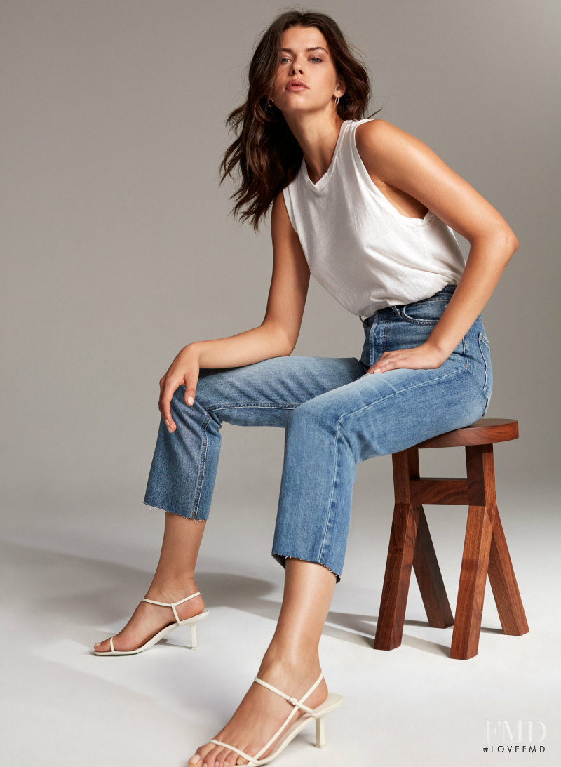 Georgia Fowler featured in  the Aritzia catalogue for Spring/Summer 2019