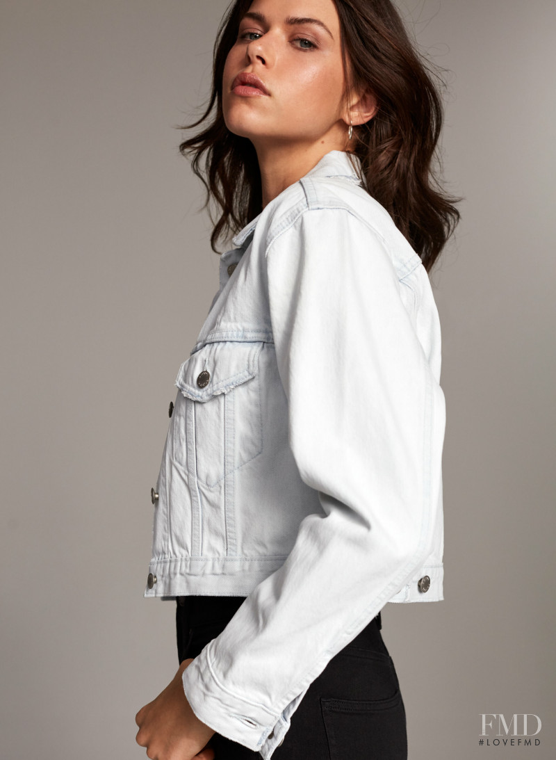 Georgia Fowler featured in  the Aritzia catalogue for Spring/Summer 2019