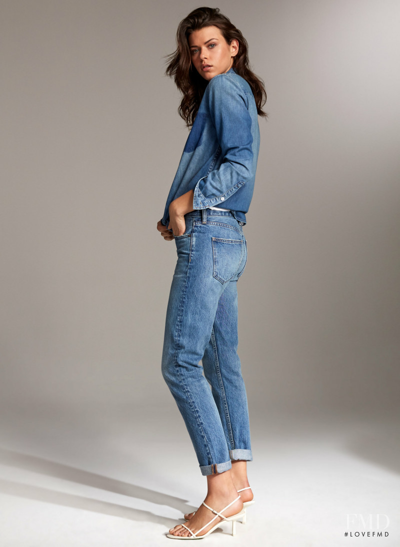 Georgia Fowler featured in  the Aritzia catalogue for Spring/Summer 2019