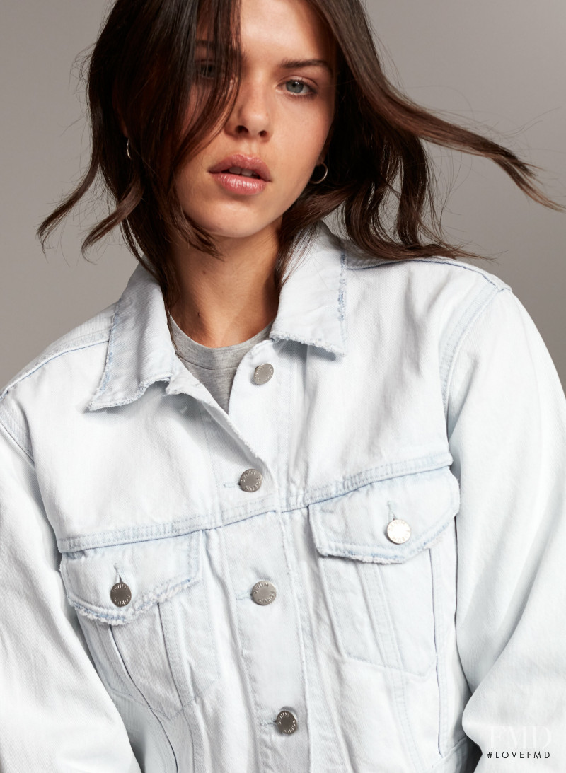 Georgia Fowler featured in  the Aritzia catalogue for Spring/Summer 2019