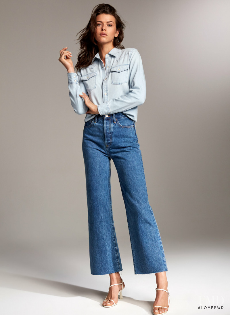 Georgia Fowler featured in  the Aritzia catalogue for Spring/Summer 2019