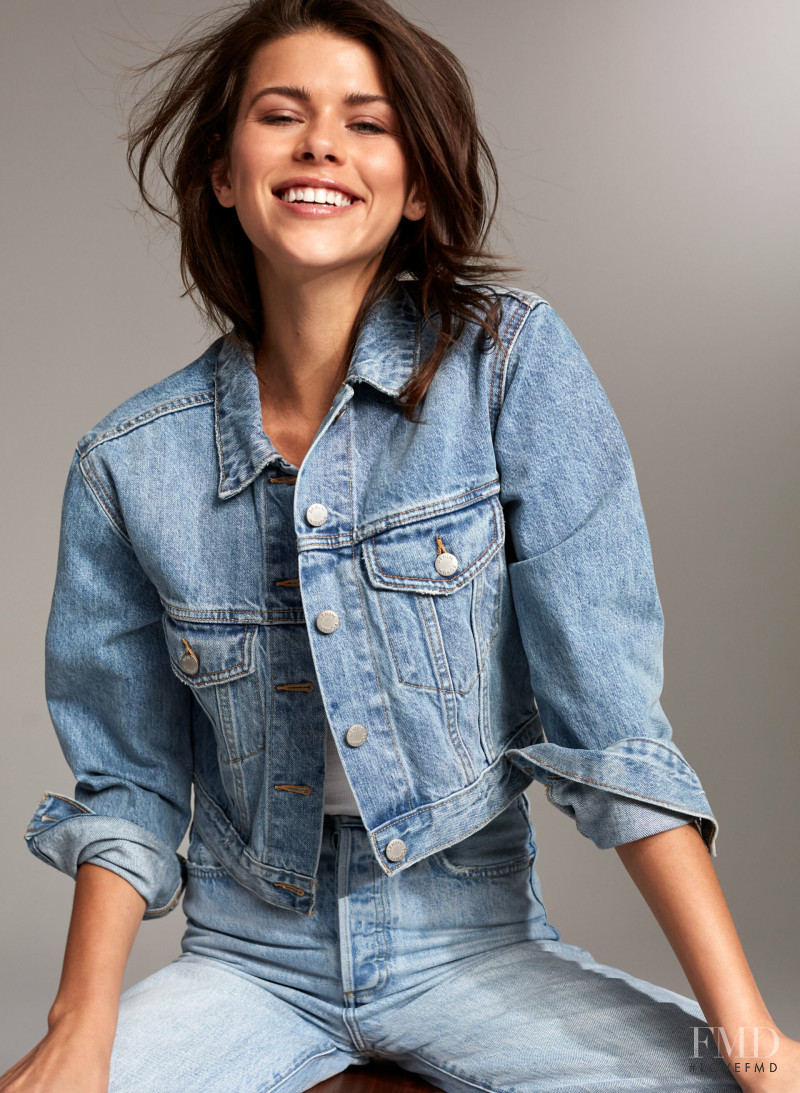 Georgia Fowler featured in  the Aritzia catalogue for Spring/Summer 2019