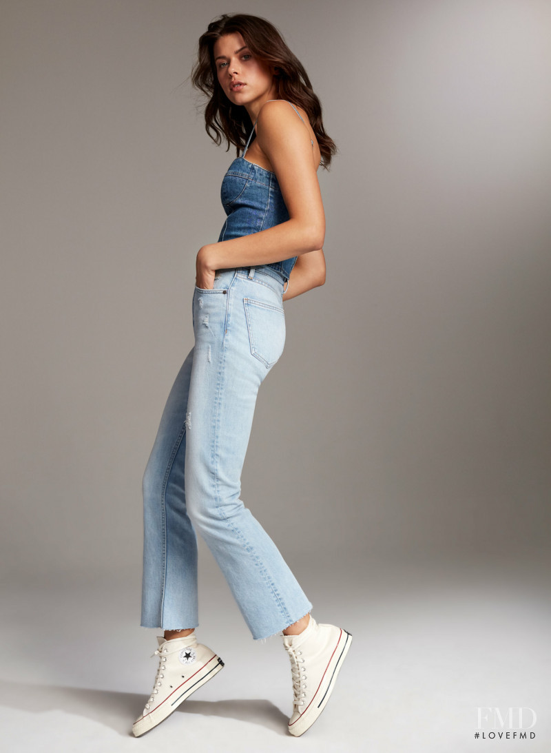 Georgia Fowler featured in  the Aritzia catalogue for Spring/Summer 2019