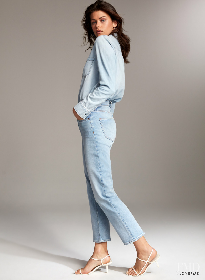 Georgia Fowler featured in  the Aritzia catalogue for Spring/Summer 2019