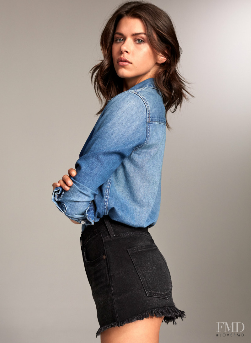 Georgia Fowler featured in  the Aritzia catalogue for Spring/Summer 2019