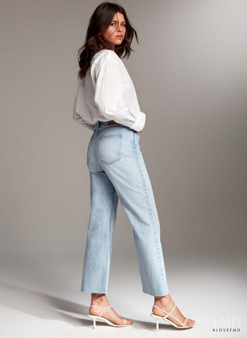 Georgia Fowler featured in  the Aritzia catalogue for Spring/Summer 2019