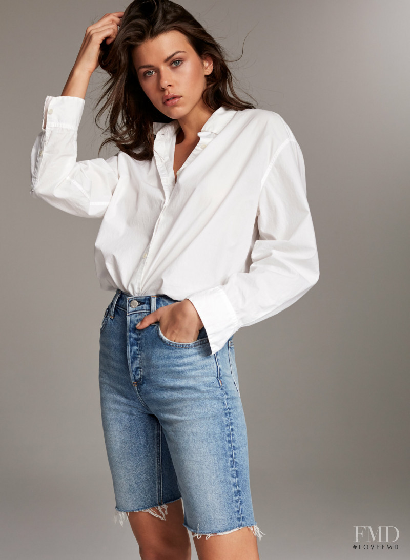 Georgia Fowler featured in  the Aritzia catalogue for Spring/Summer 2019