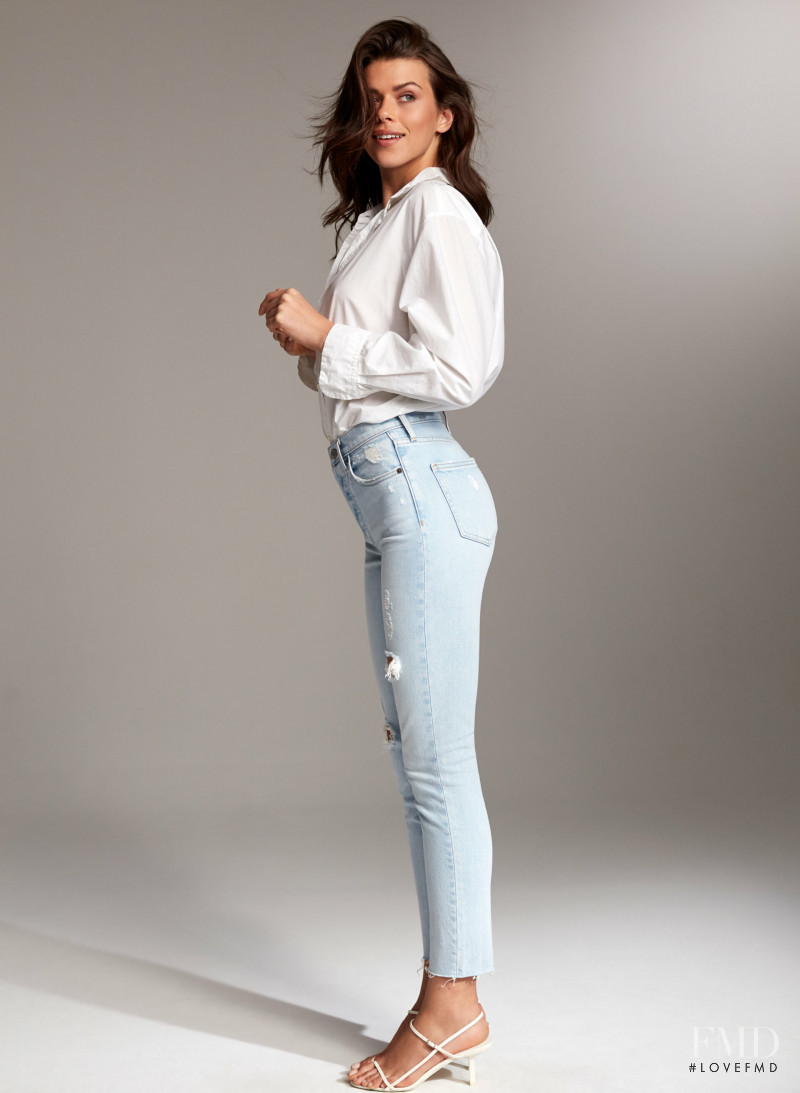 Georgia Fowler featured in  the Aritzia catalogue for Spring/Summer 2019