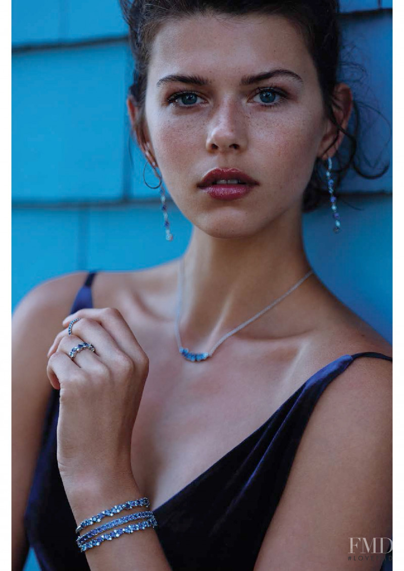 Georgia Fowler featured in  the Penny Preville advertisement for Autumn/Winter 2019