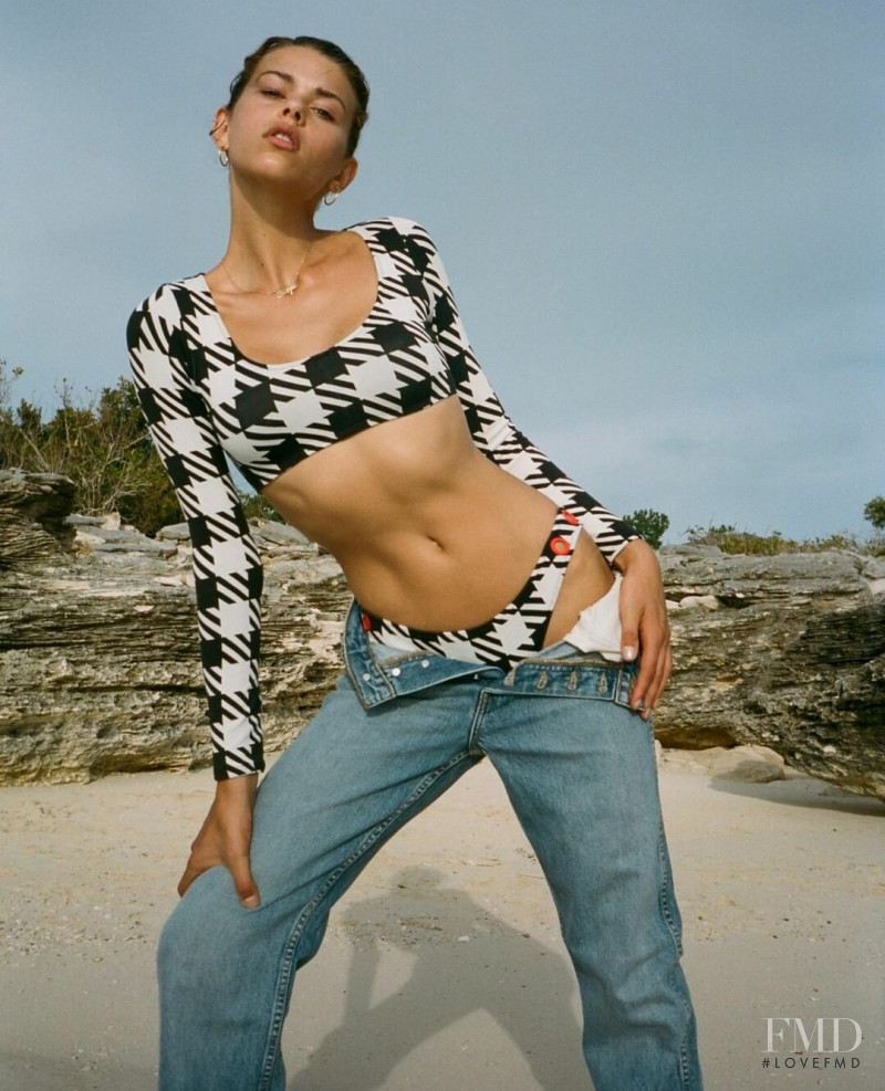 Georgia Fowler featured in  the Solid & Stripped lookbook for Spring/Summer 2019