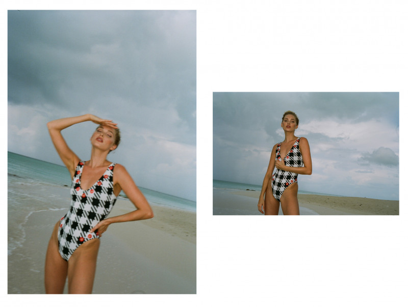 Elsa Hosk featured in  the Solid & Stripped lookbook for Spring/Summer 2019