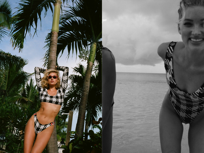 Elsa Hosk featured in  the Solid & Stripped lookbook for Spring/Summer 2019
