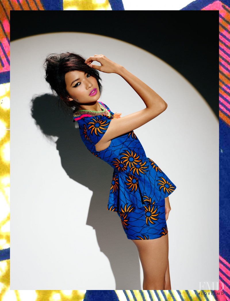 Karmay Ngai featured in  the Celia B lookbook for Spring/Summer 2012