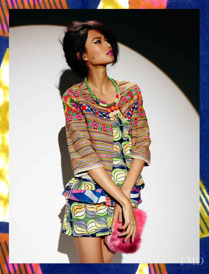 Karmay Ngai featured in  the Celia B lookbook for Spring/Summer 2012