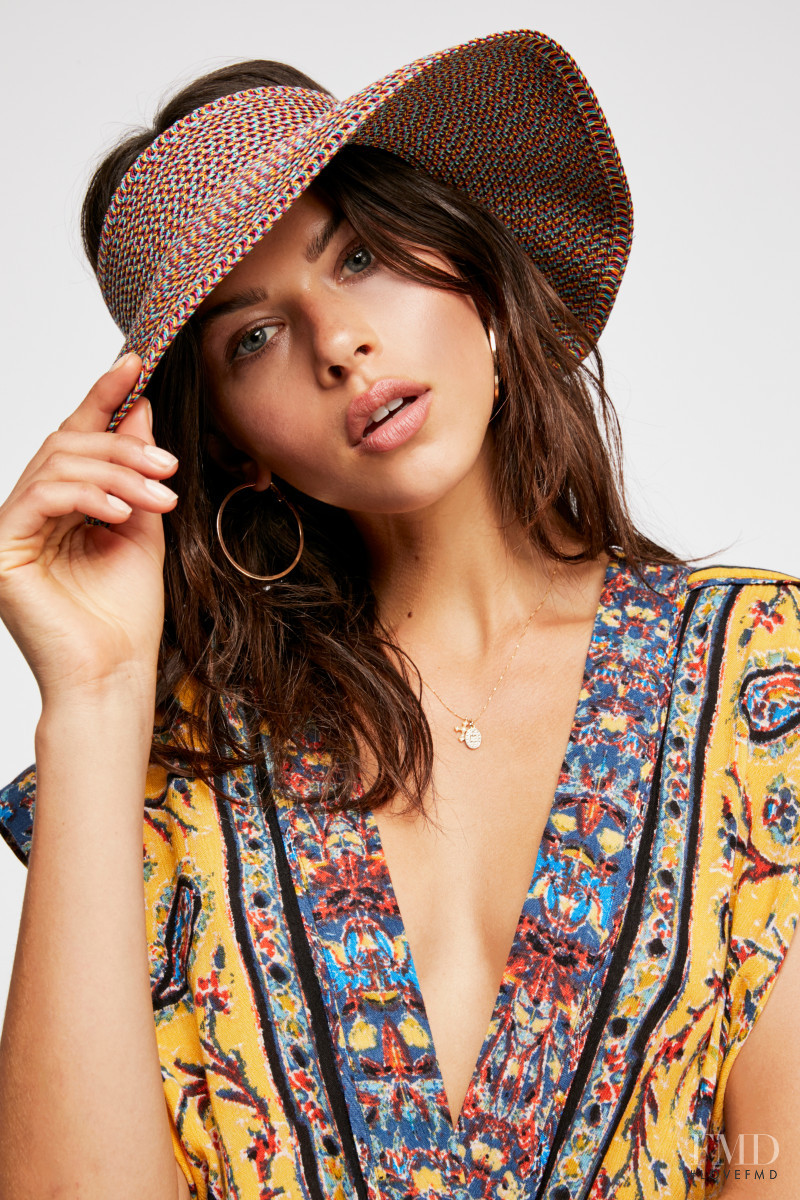 Georgia Fowler featured in  the Free People catalogue for Spring/Summer 2018