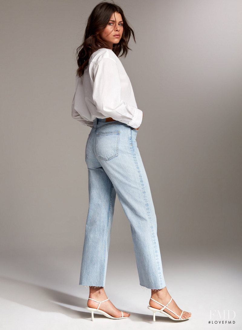 Georgia Fowler featured in  the Aritzia catalogue for Autumn/Winter 2019