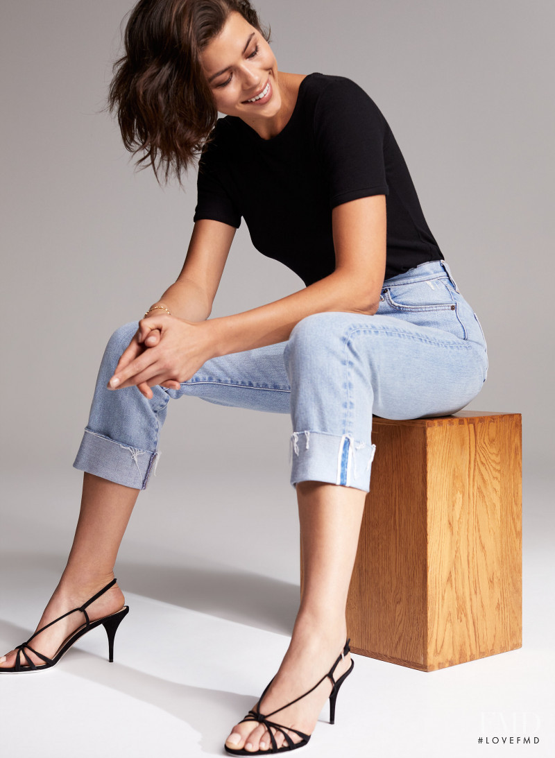 Georgia Fowler featured in  the Aritzia catalogue for Autumn/Winter 2019