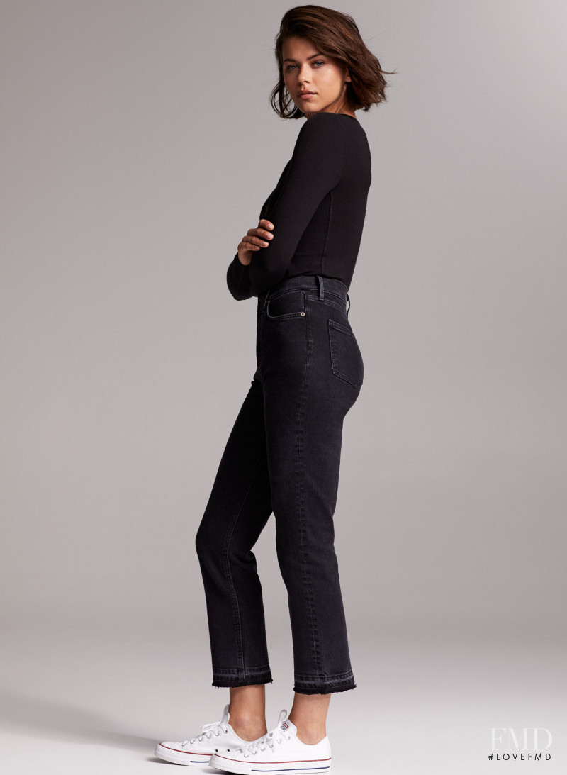 Georgia Fowler featured in  the Aritzia catalogue for Autumn/Winter 2019