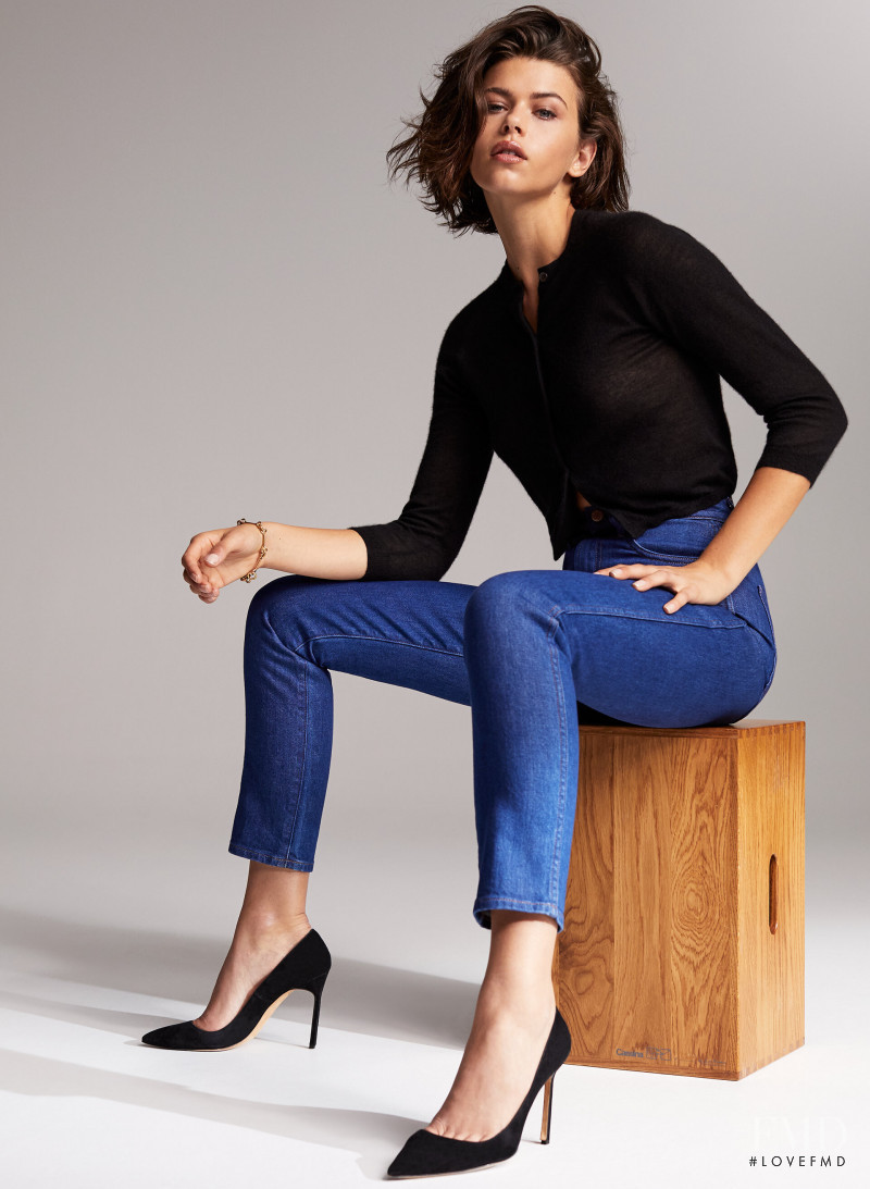 Georgia Fowler featured in  the Aritzia catalogue for Autumn/Winter 2019