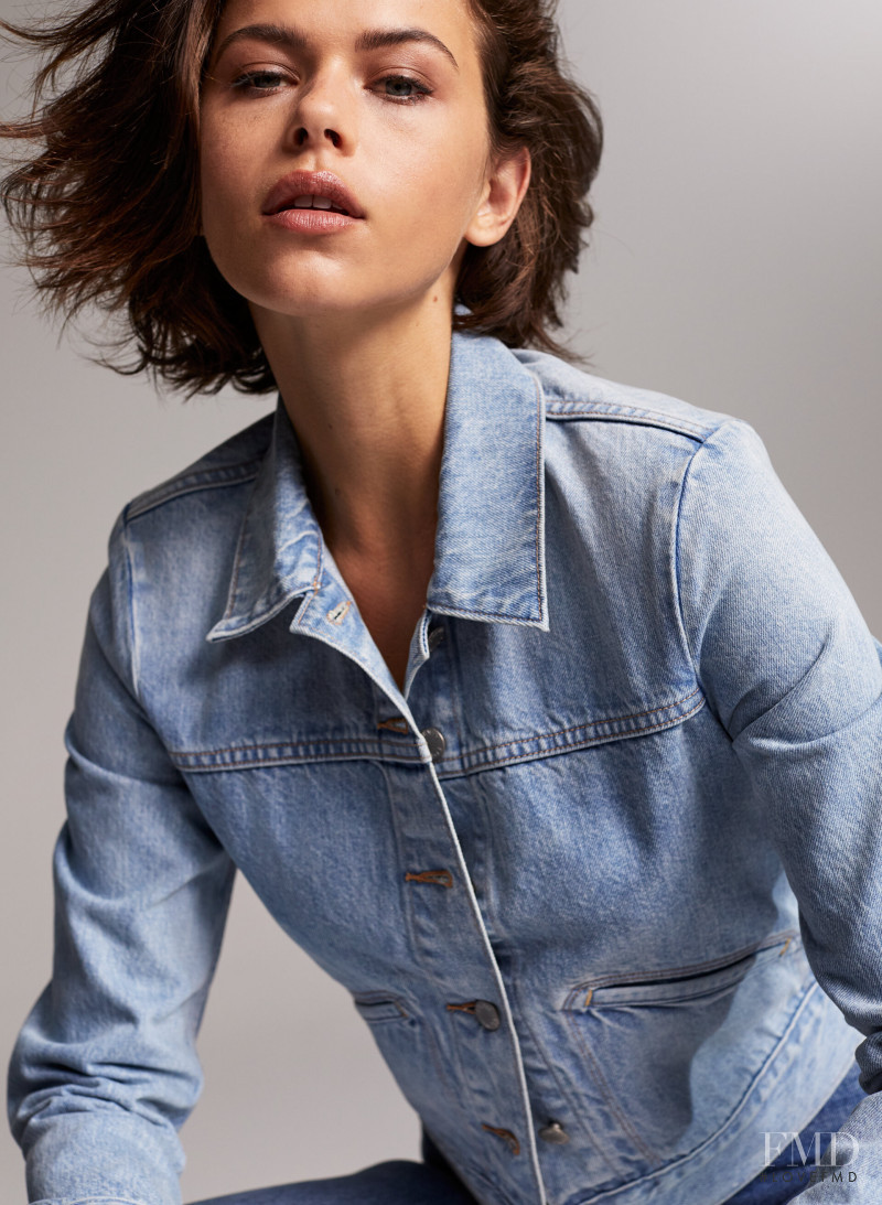 Georgia Fowler featured in  the Aritzia catalogue for Autumn/Winter 2019