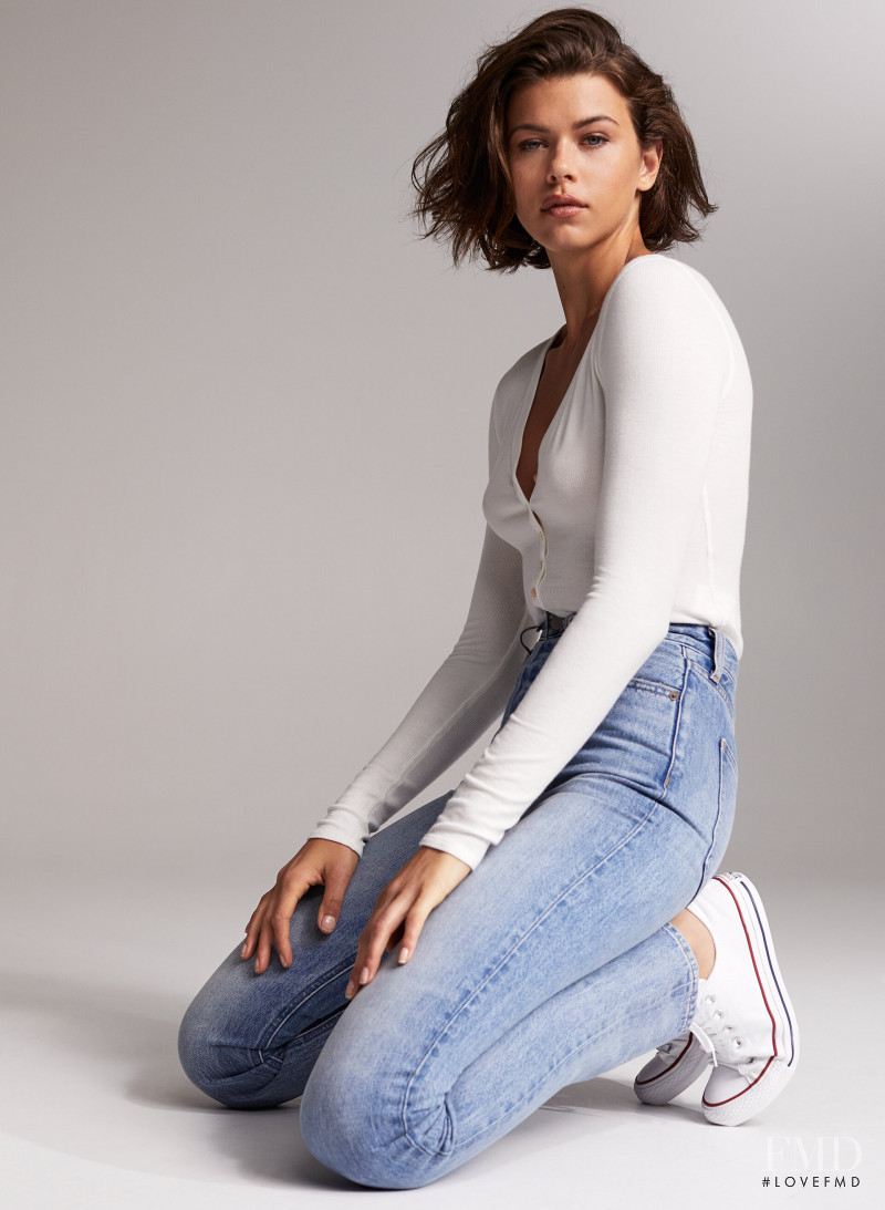 Georgia Fowler featured in  the Aritzia catalogue for Autumn/Winter 2019