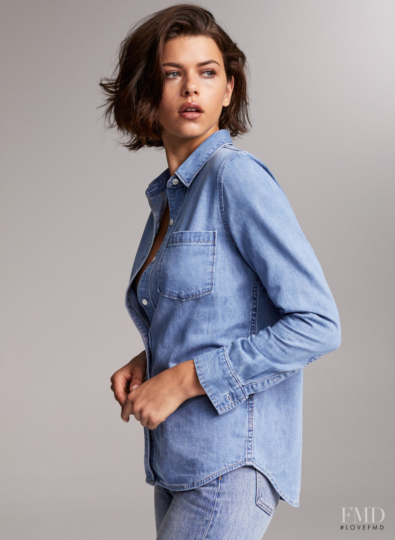 Georgia Fowler featured in  the Aritzia catalogue for Autumn/Winter 2019