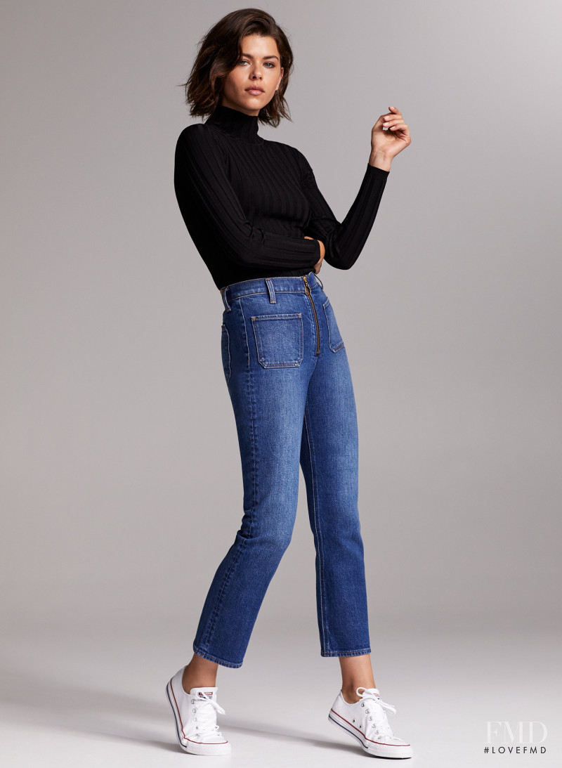 Georgia Fowler featured in  the Aritzia catalogue for Autumn/Winter 2019