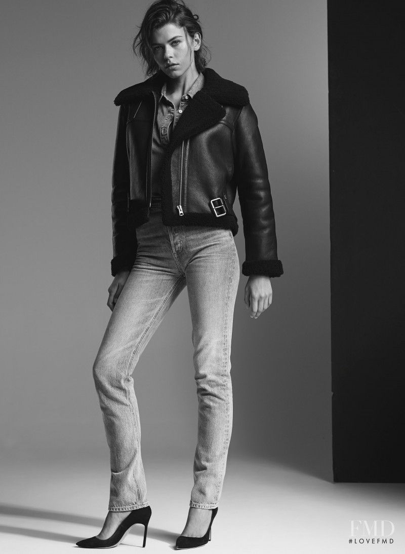 Georgia Fowler featured in  the Aritzia catalogue for Autumn/Winter 2019