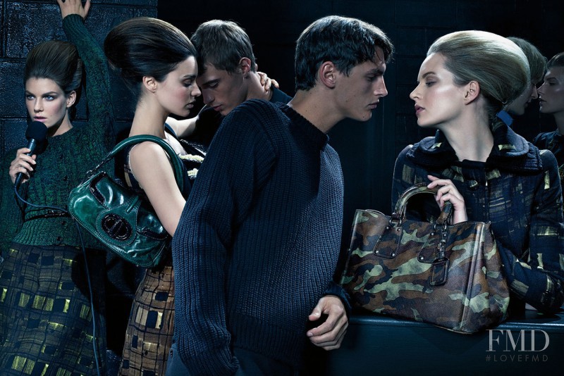 Daria Strokous featured in  the Prada advertisement for Autumn/Winter 2010