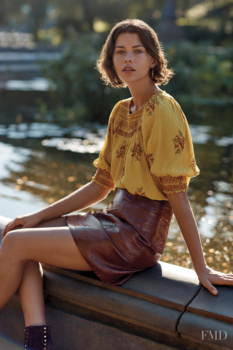 Georgia Fowler featured in  the Anthropologie lookbook for Autumn/Winter 2019