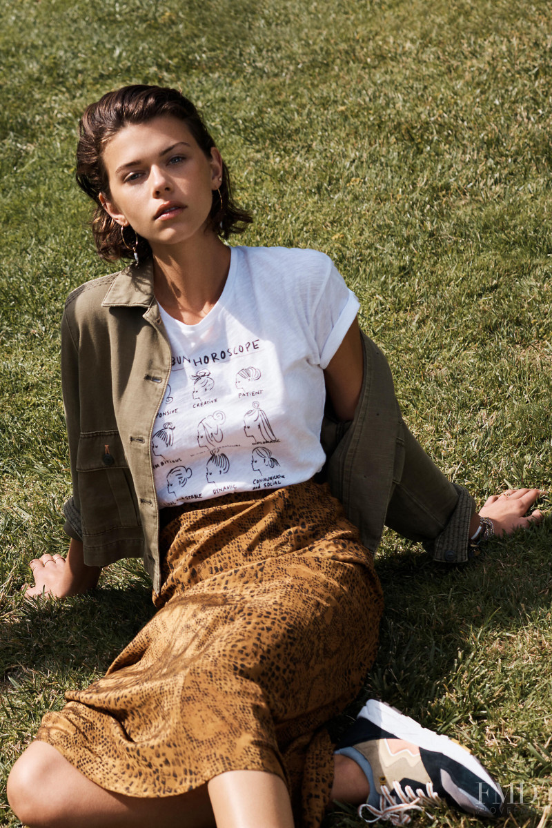 Georgia Fowler featured in  the Anthropologie lookbook for Autumn/Winter 2019