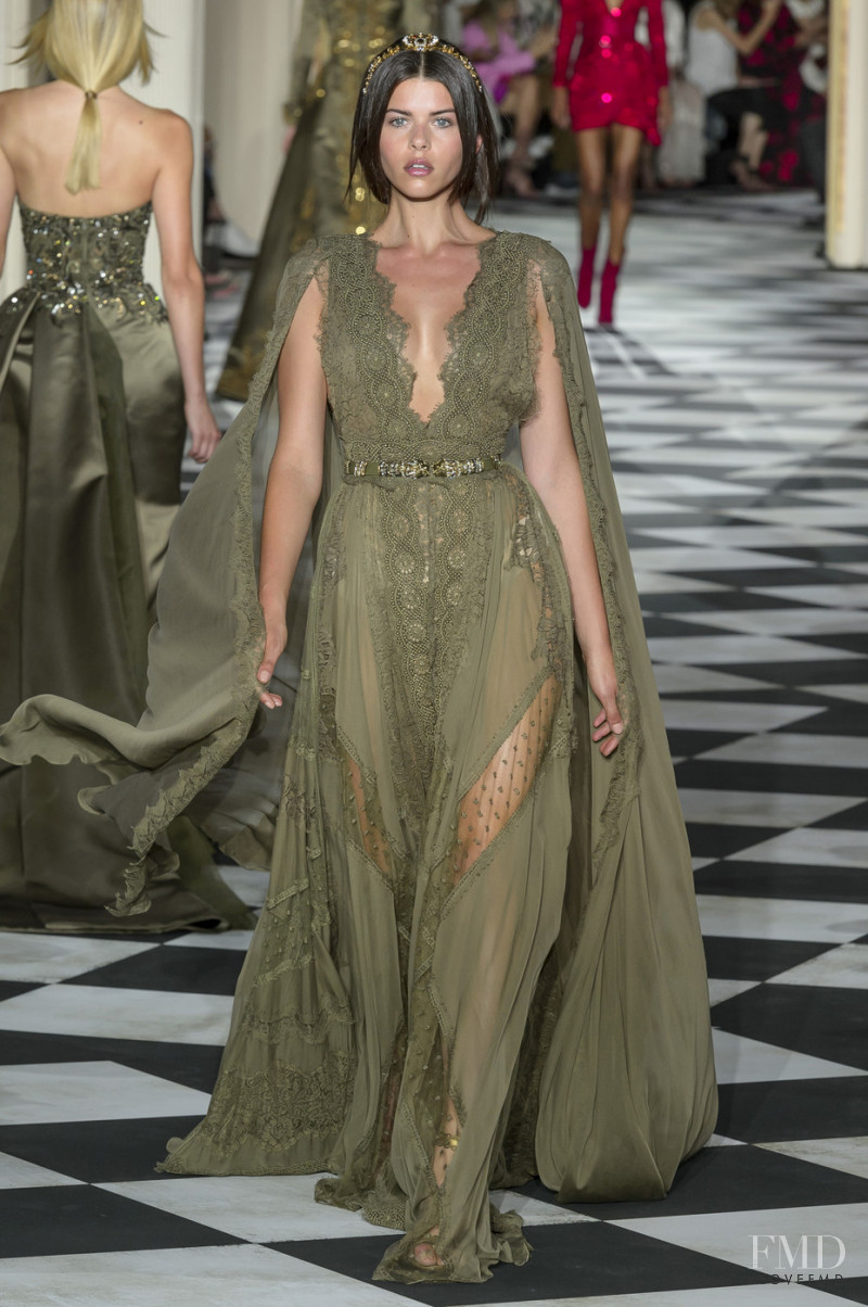 Georgia Fowler featured in  the Zuhair Murad fashion show for Autumn/Winter 2018