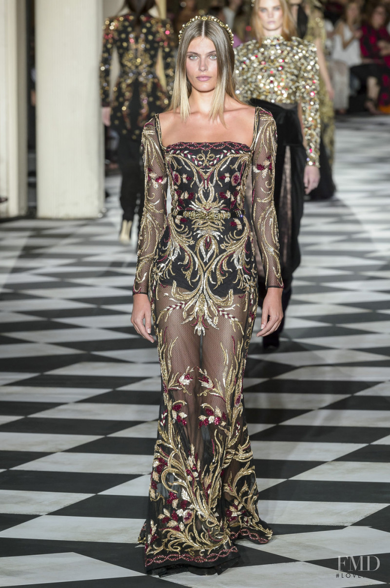 Madison Headrick featured in  the Zuhair Murad fashion show for Autumn/Winter 2018