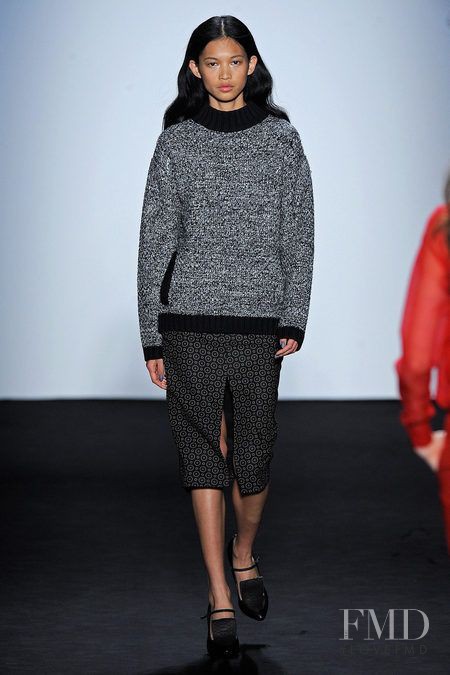 Karmay Ngai featured in  the Timo Weiland fashion show for Autumn/Winter 2013
